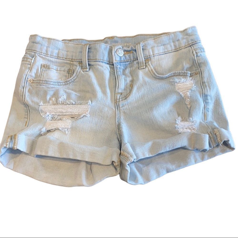 Old Navy Boyfriend Blue Jean Shorts Size 0